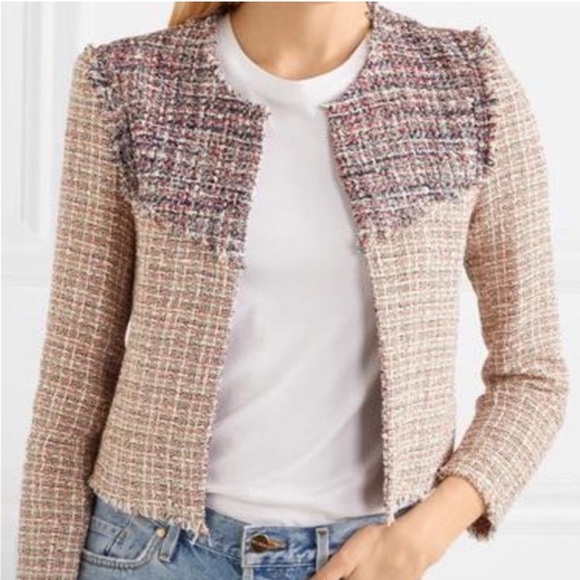 IRO Walefa Tweed Open Jacket Blazer - Picture 2 of 8